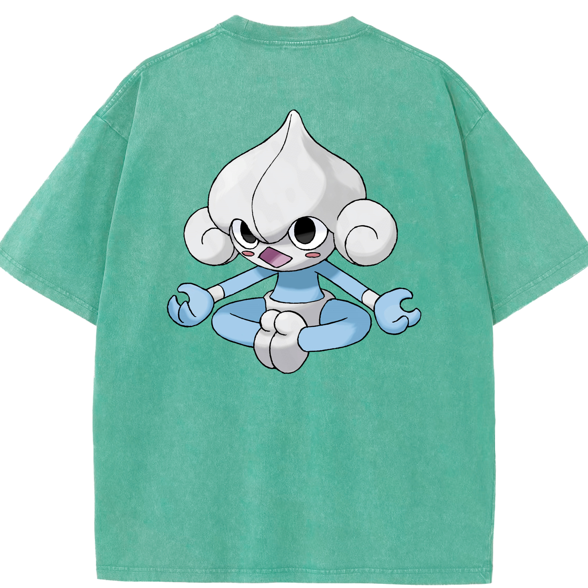 （画像用） ポケットモンスター Pokémon 綿100% ヴィンテージ風 半袖Tシャツ（背面プリント）